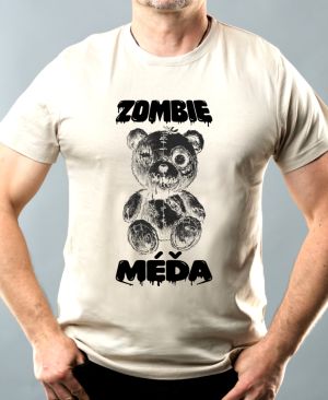 Zombie méďa, černý potisk