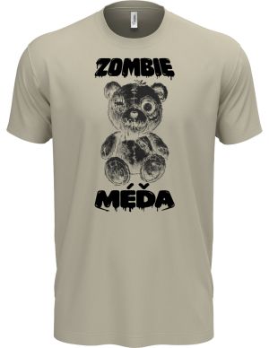 Zombie méďa, černý potisk