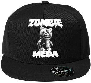 Zombie méďa, V2, bílý potisk