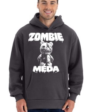 Zombie méďa, V2, bílý potisk