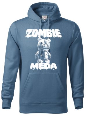 Zombie méďa, V2, bílý potisk