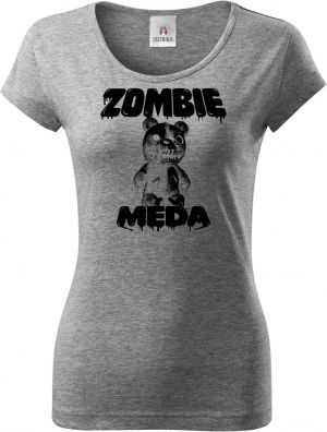 Zombie méďa, V2, černý potisk