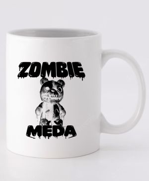 Zombie méďa, V2, černý potisk