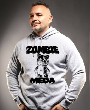 Zombie méďa, V2, černý potisk
