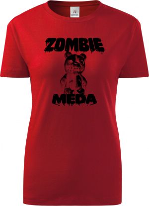 Zombie méďa, V2, černý potisk