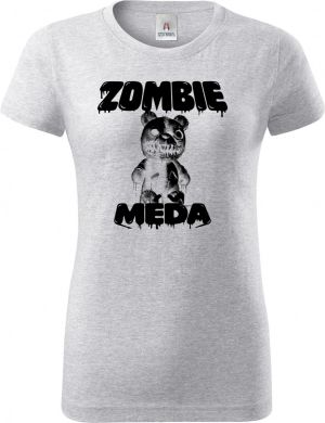 Zombie méďa, V2, černý potisk