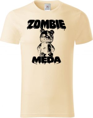 Zombie méďa, V2, černý potisk
