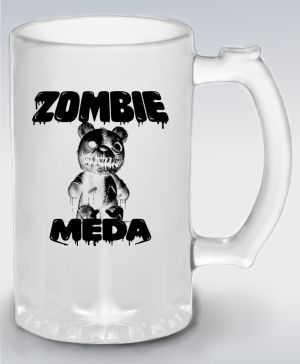 Zombie méďa, V2, černý potisk
