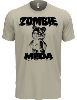 Zombie méďa, V2, černý potisk