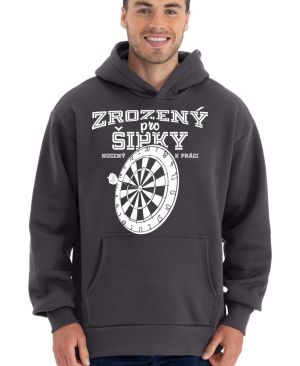 Zrozený pro šipky, nucený k práci. Bílý tisk