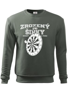 Zrozený pro šipky, nucený k práci. Bílý tisk