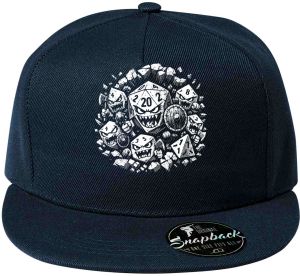 Zuřivé RPG kostky, bílý tisk