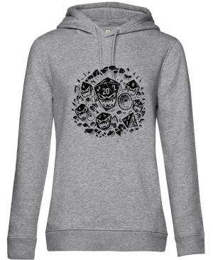 Zuřivé RPG kostky, černý tisk