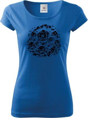 Zuřivé RPG kostky, černý tisk