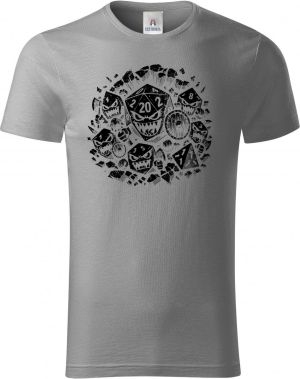 Zuřivé RPG kostky, černý tisk